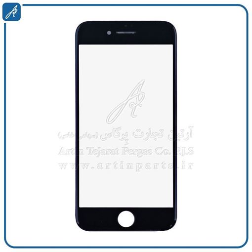 تصویر  GLASS 6S BLACK+OCA+F IPHONE