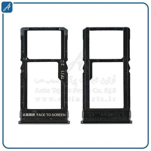 تصویر  SIM HOLDER POCO X3 BLACK  XIAO