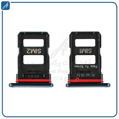 تصویر  SIM HOLDER POCO F3 BLUE XIAO