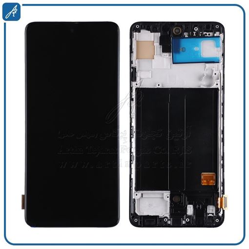 تصویر  LCD A51 OLED+FRAME BLACK SAM