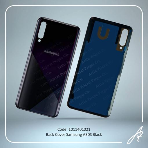 تصویر  BACK COVER A30S BLACK SAM