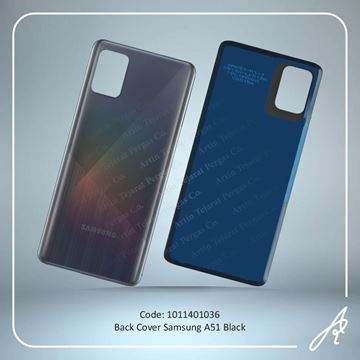 تصویر BACK COVER A51 BLACK SAM