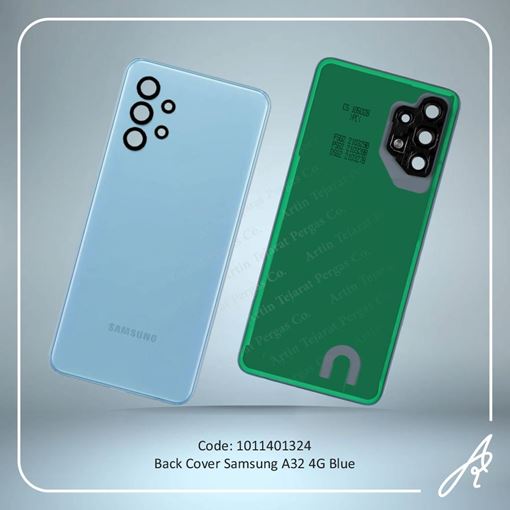 تصویر  BACK COVER A32 4G BLUE SAM