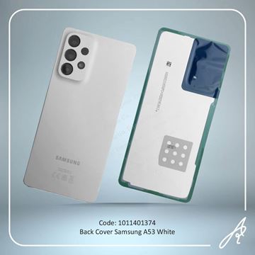 تصویر BACK COVER A53 WHITE SAM