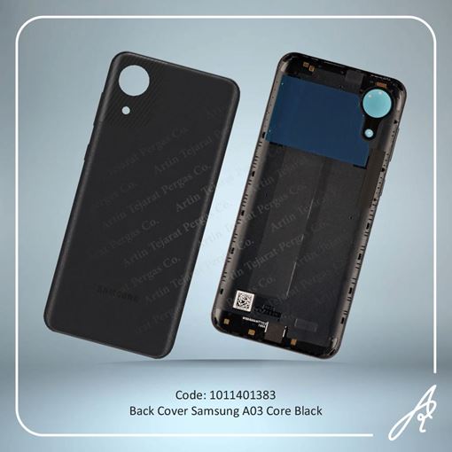 تصویر  BACK COVER A03 CORE BLACK SAM