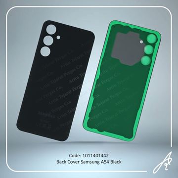 تصویر BACK COVER A54 BLACK SAM