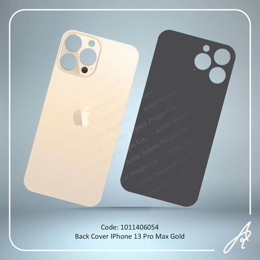 تصویر  BACK COVER 13 PRO MAX GOLD IPHONE