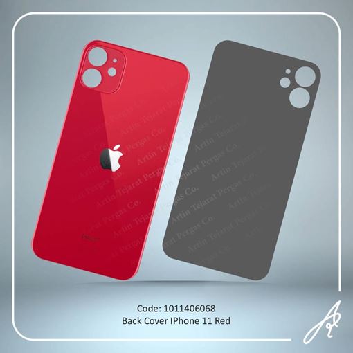 تصویر  BACK COVER 11 RED IPHONE