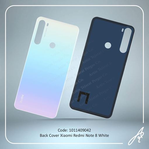تصویر  BACK COVER REDMI NOTE 8 WHITE XIAO