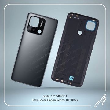 تصویر BACK COVER REDMI 10C BLACK XIAO