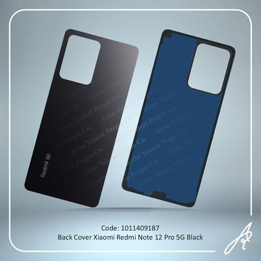 تصویر  BACK COVER REDMI NOTE 12 PRO 5G BLACK XIAO