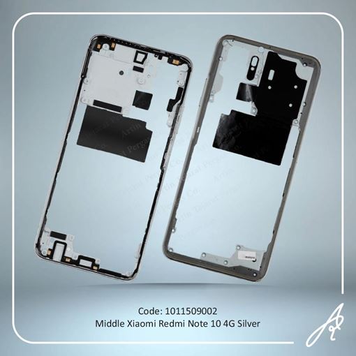 تصویر  MIDDLE REDMI NOTE 10 4G SILVER XIAO