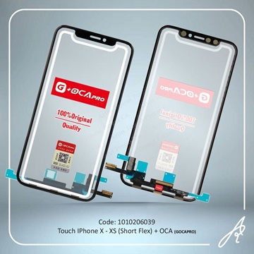 تصویر TOUCH X-XS+OCA SHORT GOCAPRO IPHONE