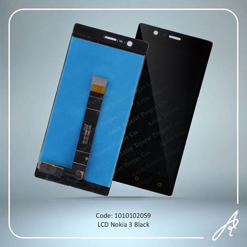 تصویر  LCD NOKIA 3 BLACK