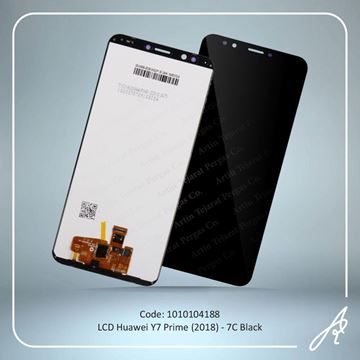 تصویر LCD Y7 PRIME 2018-7C BLACK  HUW