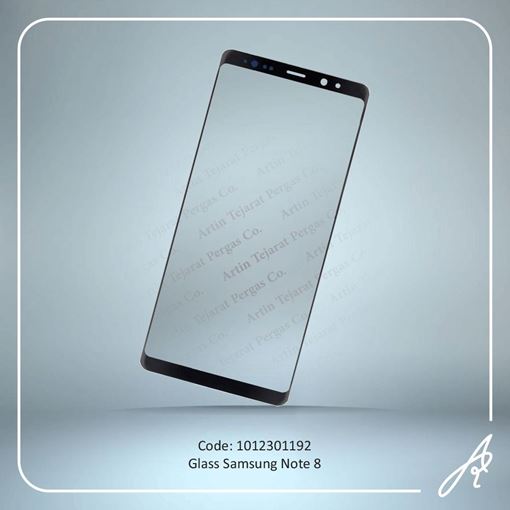 تصویر  GLASS NOTE 8 BLACK SAM