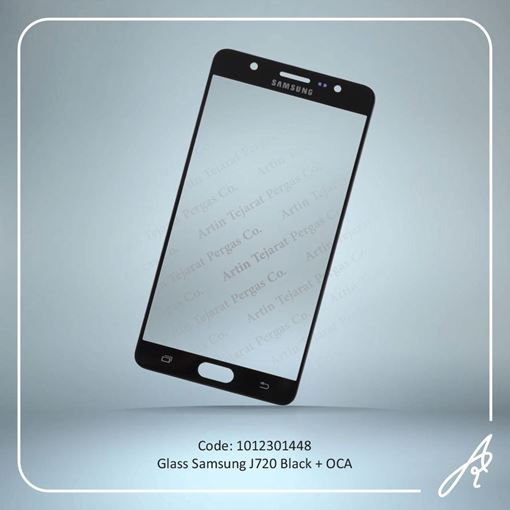 تصویر  GLASS J720+OCA BLACK SAM