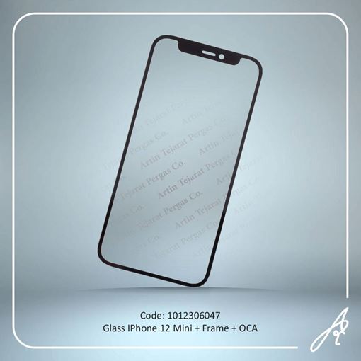 تصویر  GLASS 12MINI +OCA+F IPHONE