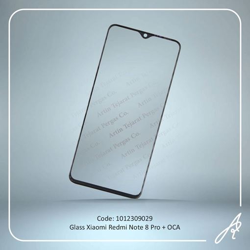 تصویر  GLASS  REDMI NOTE 8 PRO+OCA XIAO