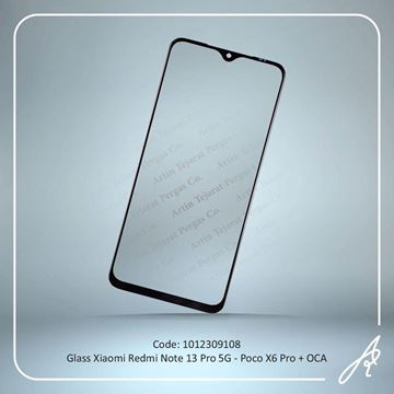 تصویر GLASS REDMI NOTE 13 PRO 5G-POCO X6 PRO+OCA XIAO