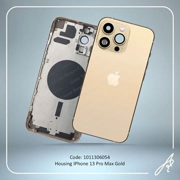 تصویر HOUSING 13PRO MAX GOLD IPHONE