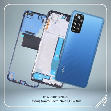 تصویر HOUSING REDMI NOTE 11 4G BLUE XIAO