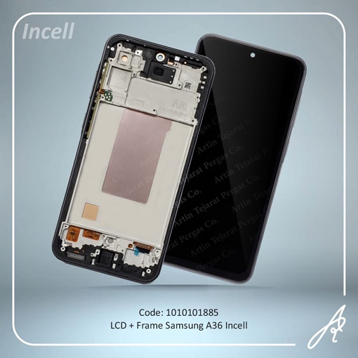 تصویر  LCD A36+FRAME INCELL SAM