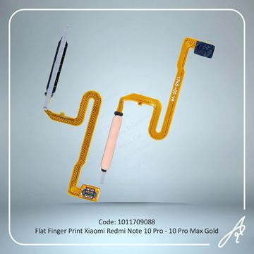 تصویر FLAT FINGER REDMI NOTE 10 PRO-10 PRO MAX GOLD XIAO