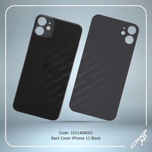 تصویر  BACK COVER 11 BLACK IPHONE