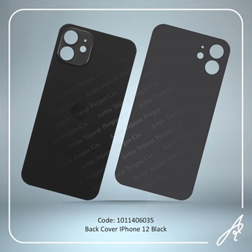 تصویر BACK COVER 12 BLACK IPHONE
