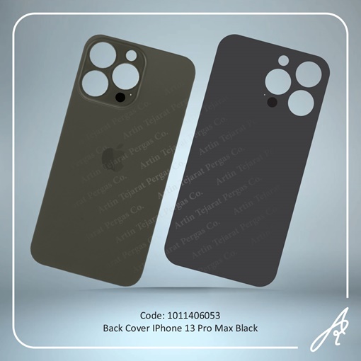 تصویر  BACK COVER 13 PRO MAX BLACK IPHONE