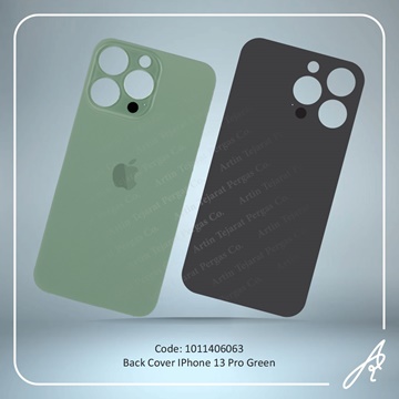 تصویر BACK COVER 13 PRO GREEN IPHONE