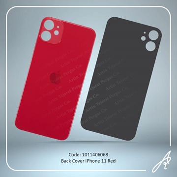 تصویر BACK COVER 11 RED IPHONE