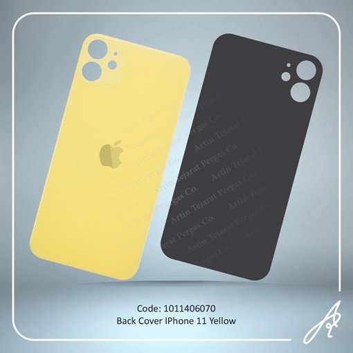 تصویر  BACK COVER 11 YELLOW IPHONE