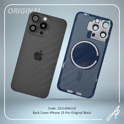 تصویر  BACK COVER 15 PRO ORG BLACK IPHONE