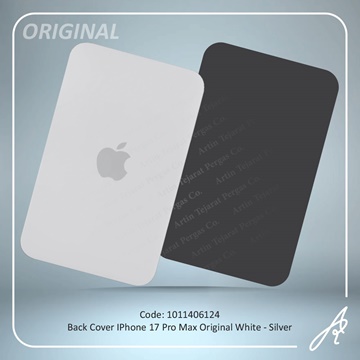 تصویر BACK COVER 17 PRO MAX ORG WHITE-SILVER IPHONE