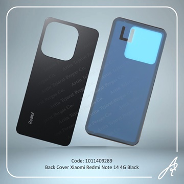 تصویر BACK COVER REDMI NOTE 14 4G BLACK XIAO