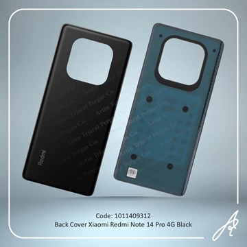تصویر BACK COVER REDMI NOTE 14 PRO 4G BLACK XIAO