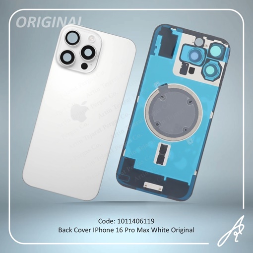 تصویر  BACK COVER 16 PRO MAX ORG WHITE IPHONE