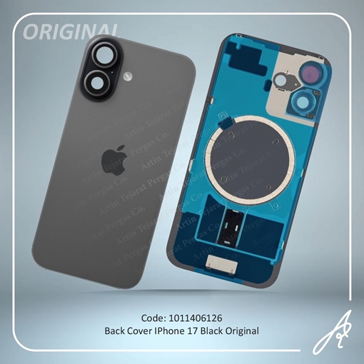 تصویر  BACK COVER 17 ORG BLACK IPHONE