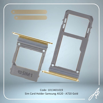 تصویر SIM HOLDER A520/A720 GOLD 2/SIM SAM