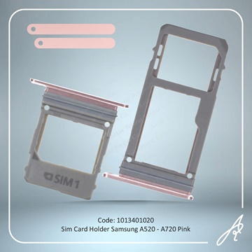 تصویر SIM HOLDER A520/A720 PINK 2/SIM SAM