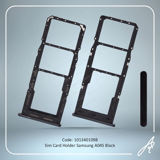 تصویر  SIM HOLDER A04S BLACK SAM