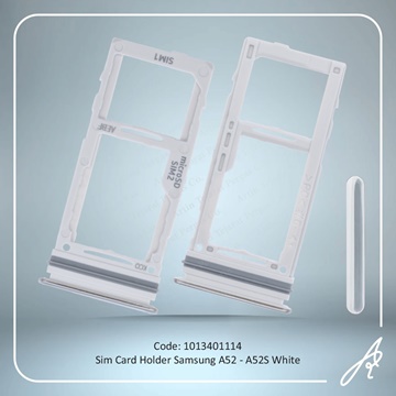 تصویر SIM HOLDER A52-A52S WHITE SAM