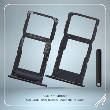 تصویر SIM HOLDER HONOR 10 LITE  BLACK HUW