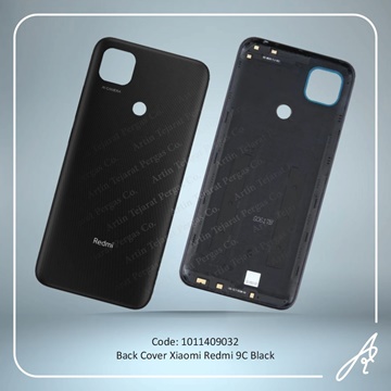 تصویر BACK COVER REDMI 9C BLACK XIAO