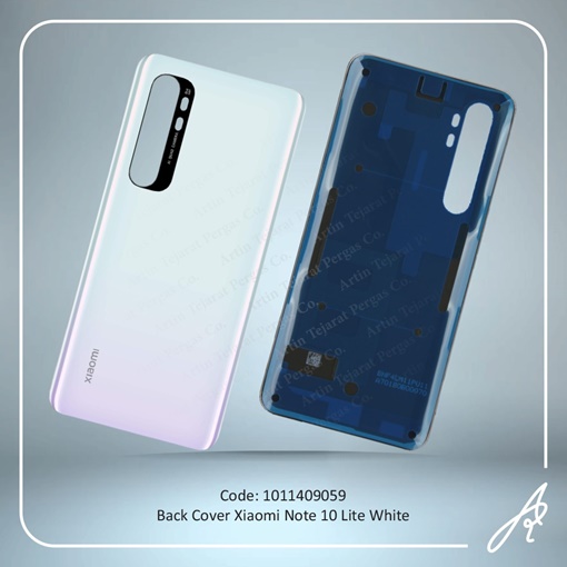 تصویر  BACK COVER NOTE 10 LITE WHITE XIAO