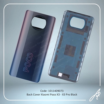 تصویر BACK COVER POCO X3-X3 PRO BLACK XIAO