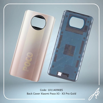 تصویر BACK COVER POCO X3-X3 PRO GOLD XIAO