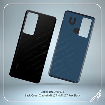 تصویر BACK COVER MI 12T-MI 12T PRO BLACK XIAO